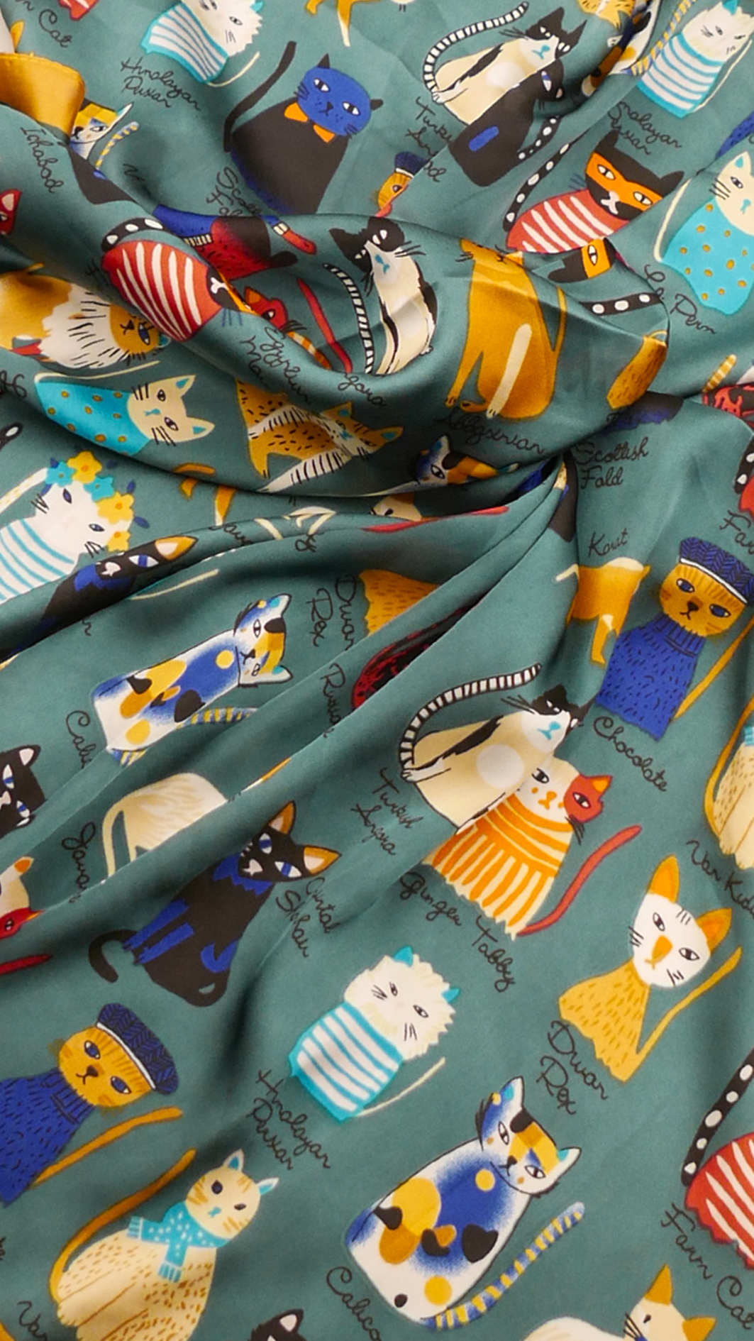 Colorful Cats Scarf