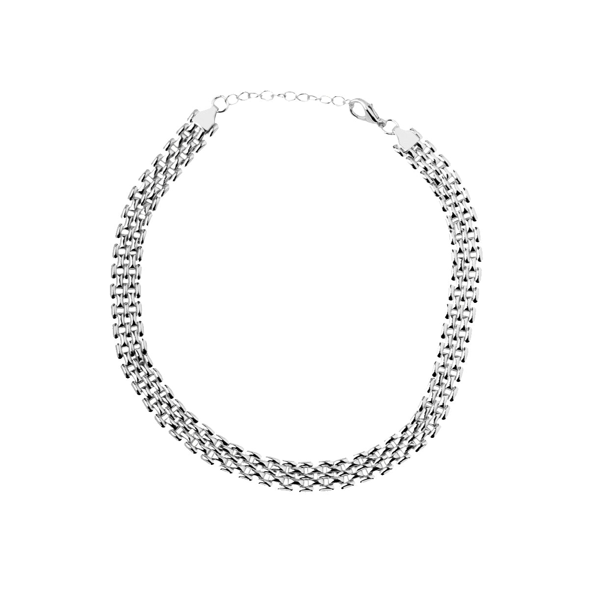 Choker Necklace Silver