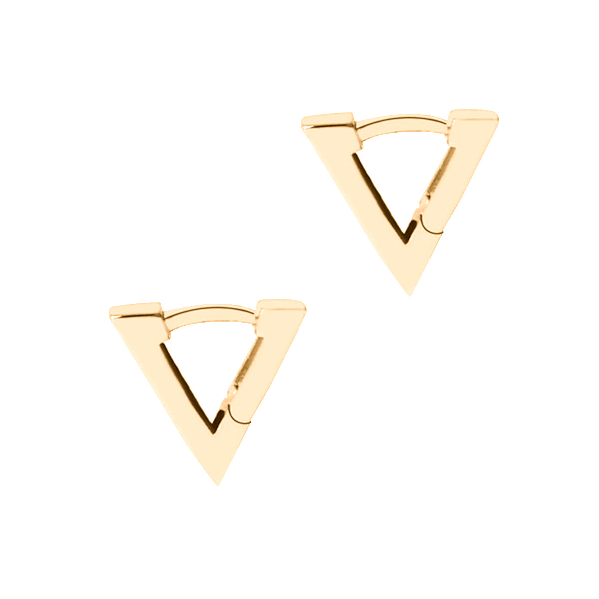 Triangle Earrings Color Gold