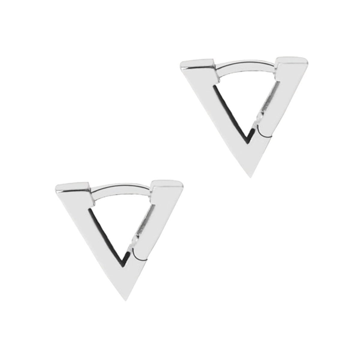 Triangle Earrings Silver