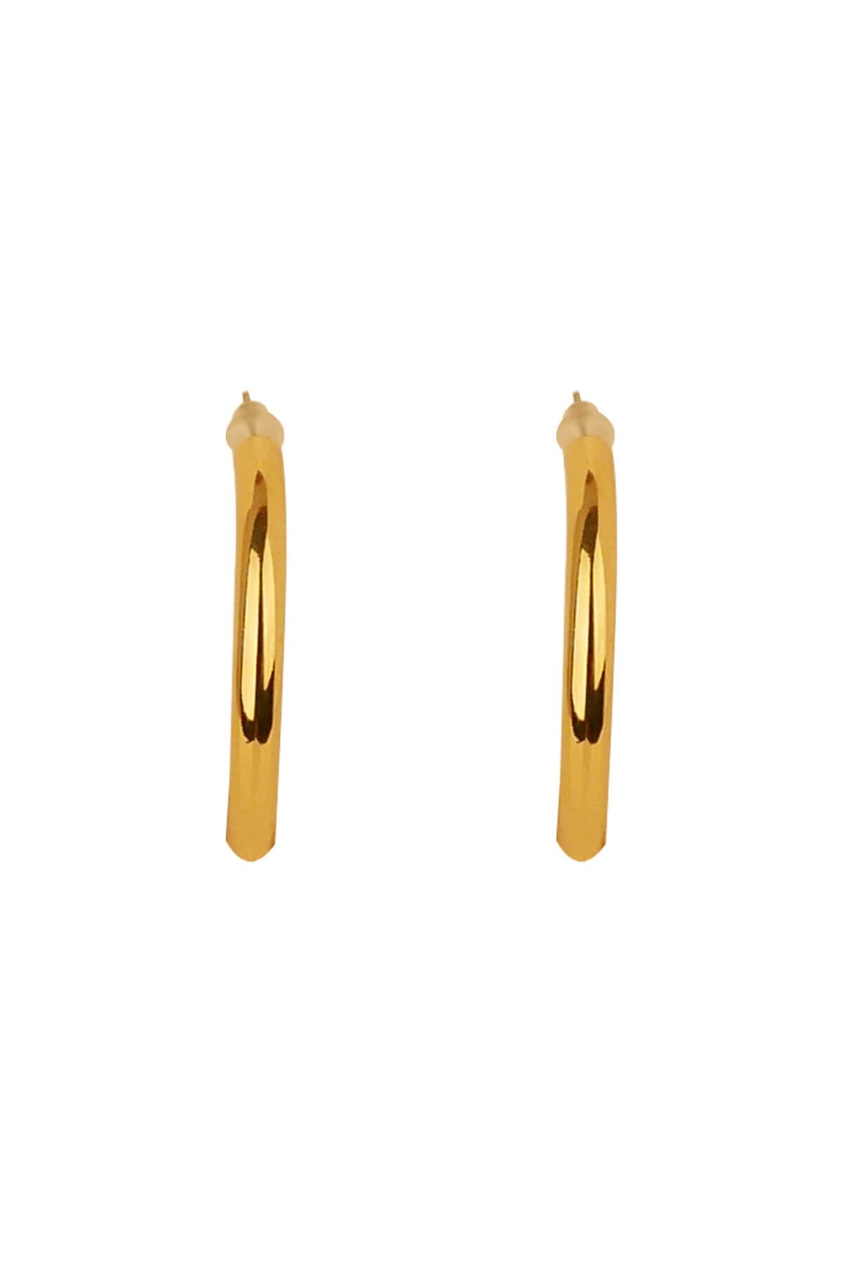 Oversized Hoop Earrings Gold Plated