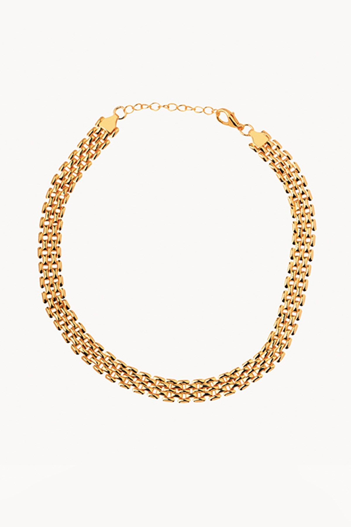 Choker Necklace Gold Plated