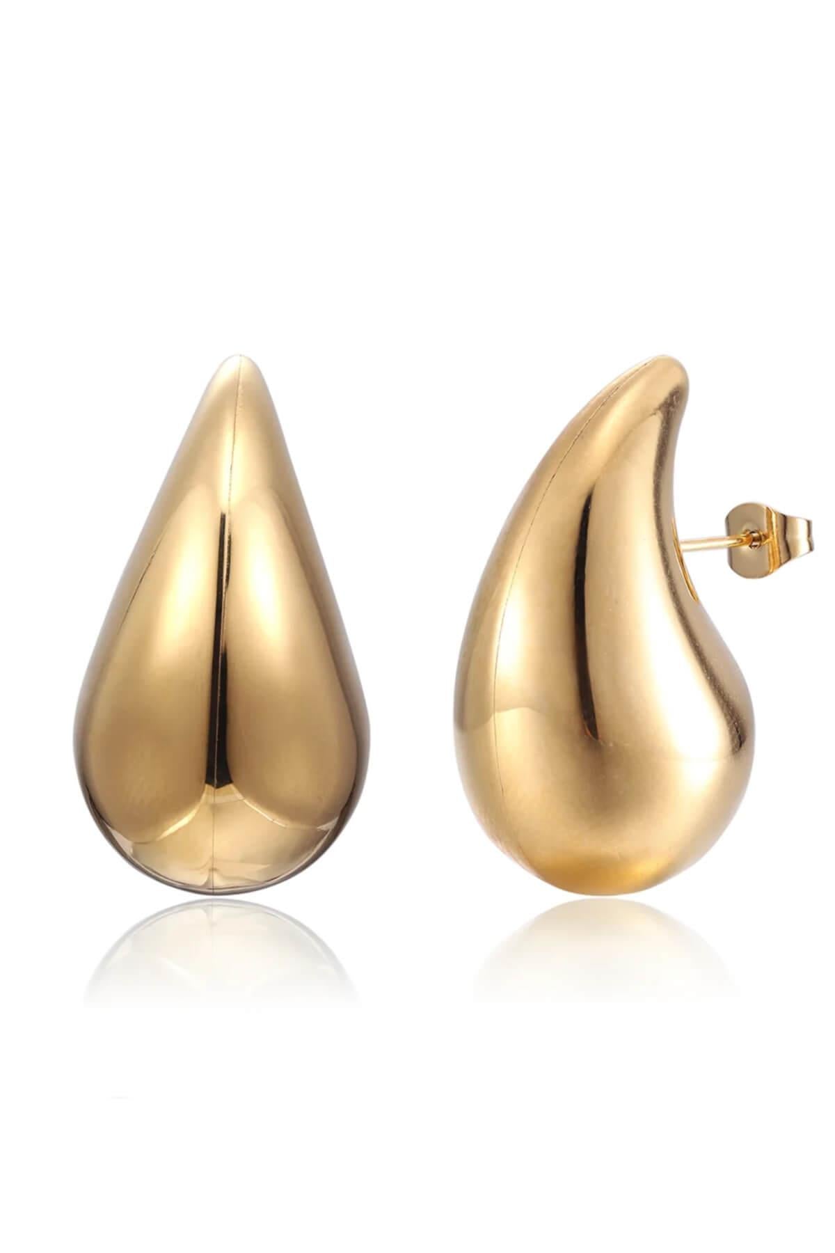 Drop Earrings Gold Color