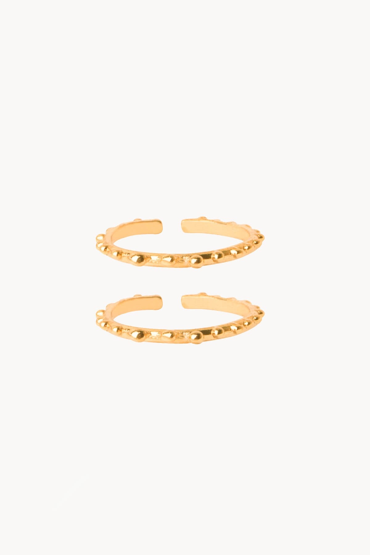 Bacchus Double Ring Gold Plated