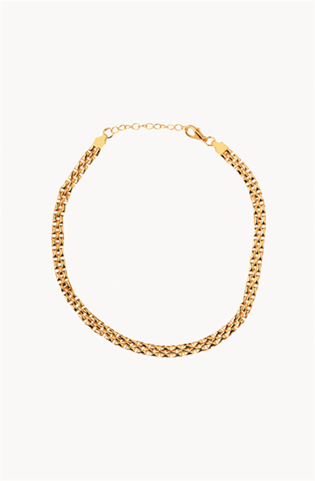 Thin Choker Necklace Gold